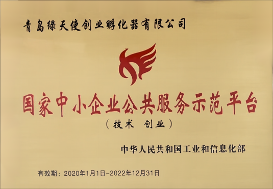 國家中小企業公共服務示范平臺