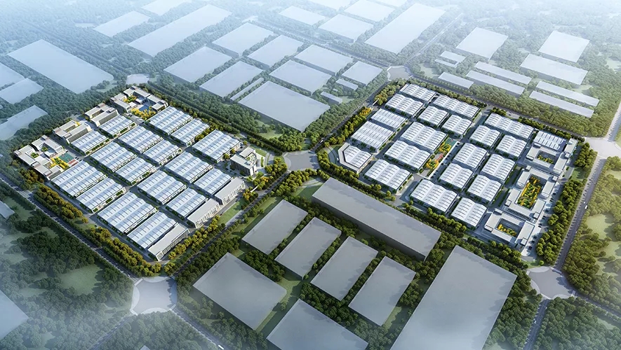 綠天使高密產業(yè)園鳥瞰圖